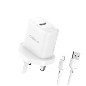 Oraimo Firefly 3 10W Fast IPhone Charger + Lightning Cable