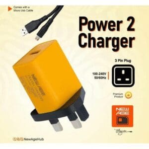 New Age 5w Fast Charger With Micro-USB Cable