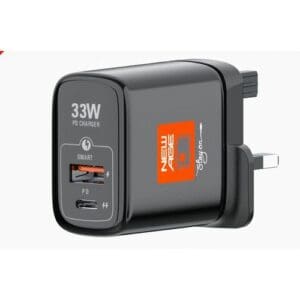 New Age Jazzy PD 33W USB-C & USB-A Output Fast Phone Charger