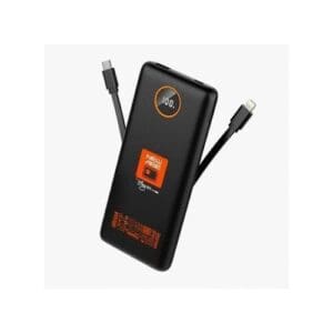 New Age 12500 Powerbank. Fast, Type C IN & OUT With Inbuilt Cable